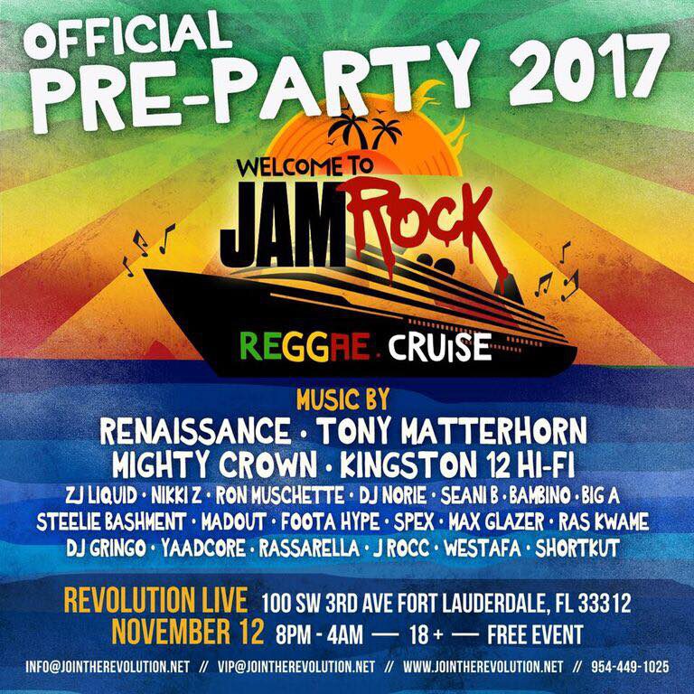 Welcome To Jamrock: Official Pre-Party 2017