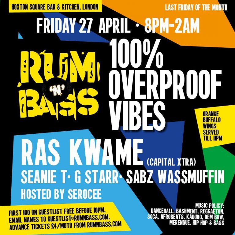 Catch Ras at Rum ‘N’ Bass this Friday!